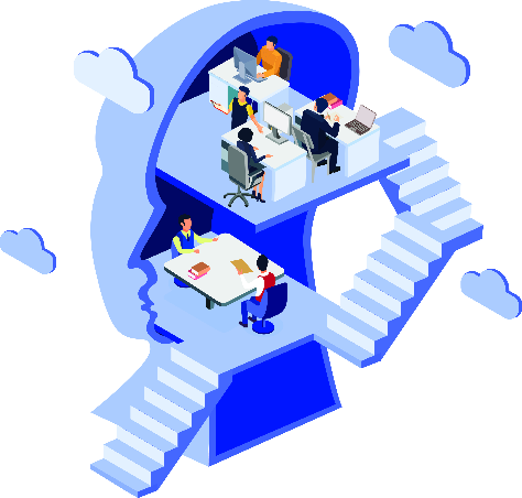 Creative illustration of office workers inside a head-shaped structure, representing intangible assets for a business.
AI-generated content may be incorrect.